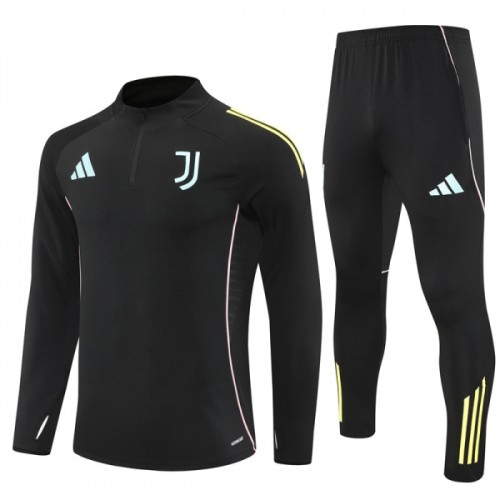 Juventus Training Huppari 2025-26 Neljännes Zip Musta - Miesten Juventus Training Huppari 2025-26 Neljännes Zip Musta - Miesten